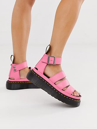 doc marten pink sandals