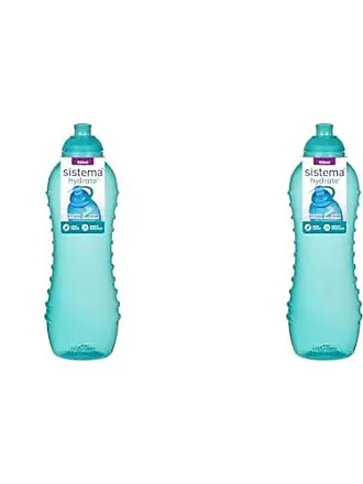 Gourde à eau Sistema Hydrate carrée de 1 litre, Gourde à eau sans BPA