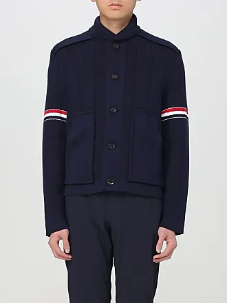 Coat THOM BROWNE Men color Blue