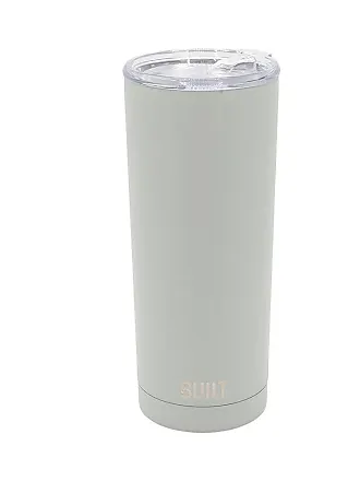 Built 20 Ounce Double Wall Vacuum Sealed Stainless Steel Coffee and Water Tumbler Easy to Clean Tritan Lid with Rotating Splash Guard, Storm Gray