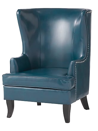 Christopher Knight Home Canterbury High Back Wing Chair, Teal