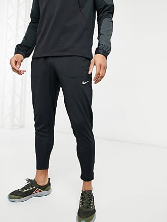 nike running essential woven sweatpants in black