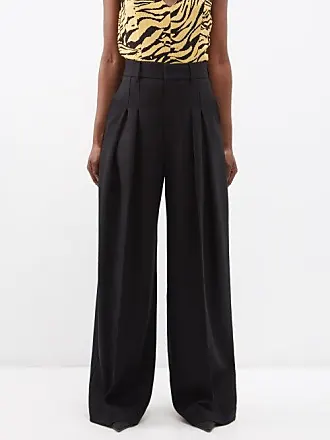 Black Elasticated-waist cotton-jersey trousers, Raey