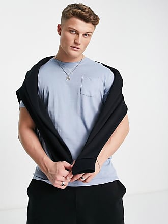 Amazon Heren Kleding Lingerie & Ondermode Onderhemden & Shirts grijs/marine grijs Set van 2 crew t-shirt essential core logoband onderhemd heren M 