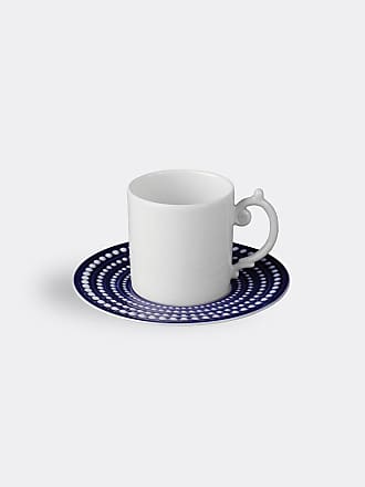 L'Objet Malachite Espresso Cup and Saucer Set - Green