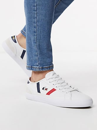 mens lacoste canvas trainers