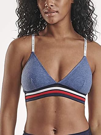 tommy hilfiger lightly lined mesh triangle bralette