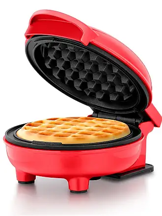 Holstein Housewares Personal/Mini Waffle Maker, Non-Stick Coating, Lavender - 4-Inch Waffles in Minutes