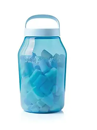 Tupperware Heritage Collection 7.6 Cup Cookie Canister - Vintage Blue Color, Dishwasher Safe & BPA Free Container - (1.8 L)