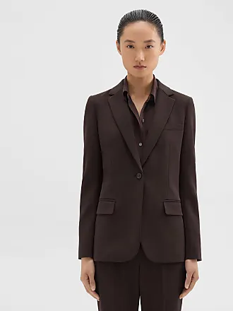 Theory sleek flannel sale staple blazer