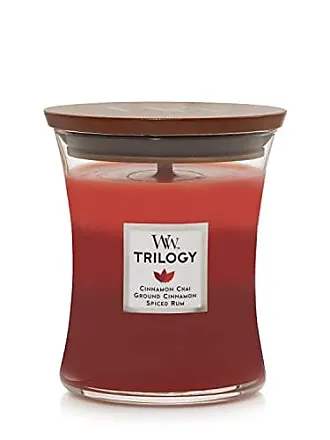 WoodWick Medium Hourglass Candle, Fireside - Premium Soy Blend Wax,  Pluswick Innovation Wood Wick, Made in USA