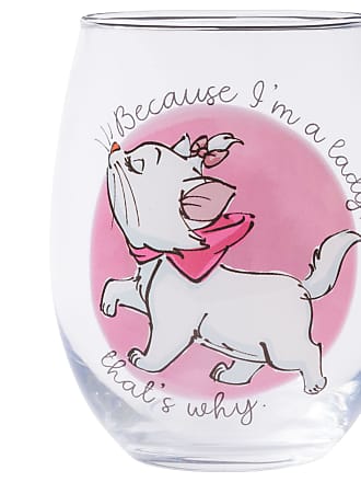 Silver Buffalo Disney The Aristocats Marie Cat In Paris Because I'm A Lady  White & Pink Ceramic Coffee Mug