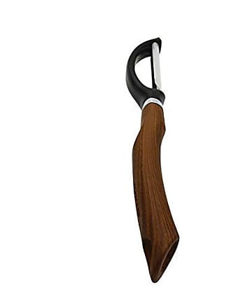 Imusa 5.5 inch Stainless Steel Kitchen Cleaver with Woodlook Handle