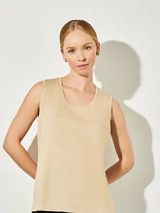 Women's Gold Sleeveless Shirts gifts - up to −40%