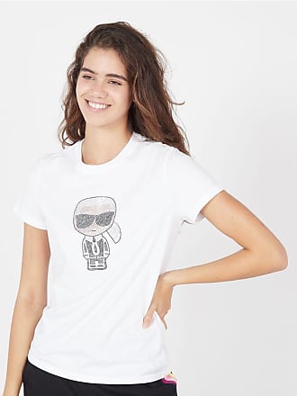 Femme Vêtements Tops T-shirts en coloris Blanc T-shirt Coton P.A.R.O.S.H 