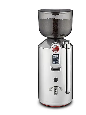 La Pavoni Commercial Coffee Grinder, Large 2.2 pounds, Built-in 58mm  Tamper, Red and Stainless Steel