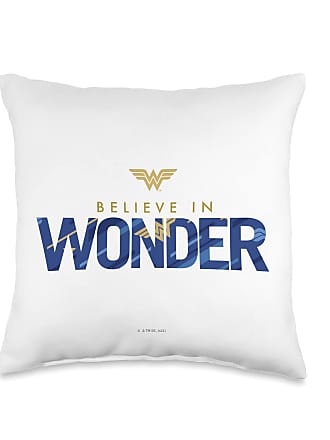Wonder Woman Flying Through Throw Pillow 18x18 Multicolor 