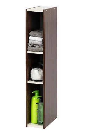 SONGMICS Spice Rack, 2-Tier Counter Shelf, Desktop Storage Organizer, for Countertop, Kitchen, Office, Living Room, Rustic Brown and Black UOFS046B01