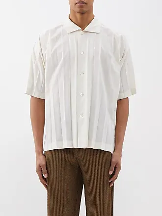 Homme Plissé Issey Miyake camp-collar Pleated Shirt - Farfetch