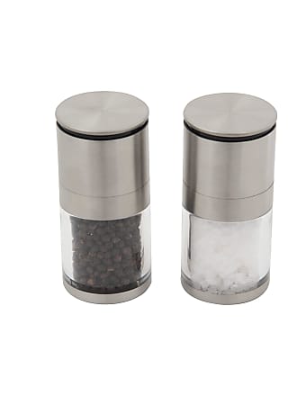 Kamenstein Filled Dual Salt and Pepper Grinder in Black