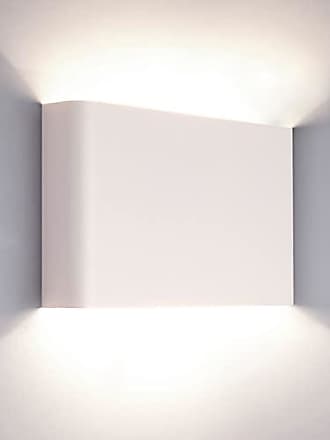 Weiß Aluminium Glas Wandlampe CARLO 1 x G9 Wohnraumleuchte modern Wandleuchte NL 