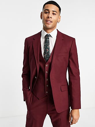 long red suit jacket