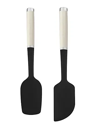 KitchenAid Silicone Spatula Turner Utensil 12 Ivory, Almond, Cream