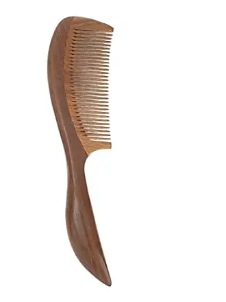 Peigne à cheveux à dents larges - Peigne en bois démêlant naturel pour cheveux  bouclés - Peigne en bois de santal sans statique pour femmes et hommes