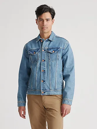 Calvin Klein Men's Denim Trucker Jacket, CK Classic Indigo, Medium