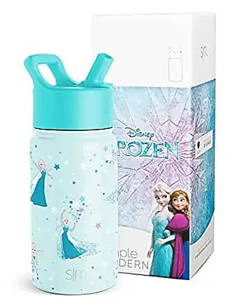 Simple Modern Disney Minnie Mouse Kids Water Bottle with Straw Lid | Insulated Stainless Steel Cup for Girls, School | Summit | 14oz