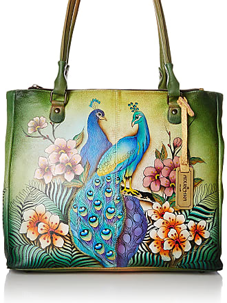 anuschka peacock purse