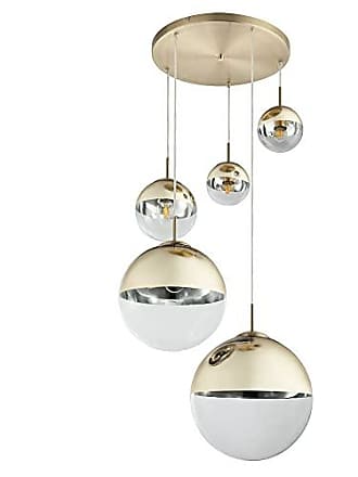 Nacht Tisch Lampe Chrom Glas Kugel Design Boden Stand Textil Leuchte weiß 70 cm 