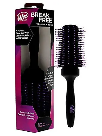 Wet Brush Mini Detangler Hair Brush For Less Pain, Effort and Breakage -  Solid Sky Blue