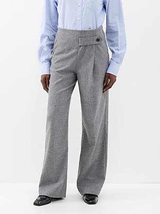 BA&SH Ross cotton-blend twill bootcut pants