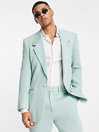 turquoise suit jacket