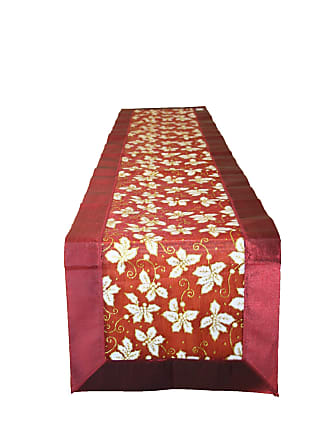 Violet Linen Emblem Vintage Damask Design Table Runner 13 x 70 Lilac/Silver