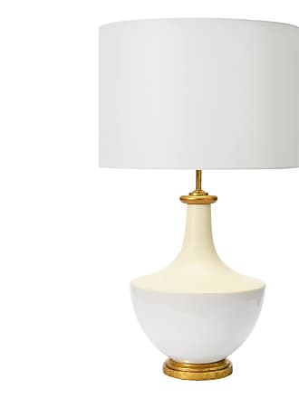 Endon Lullaby table lamp 40W Cream with brushed gold paint & cream tc fabric 