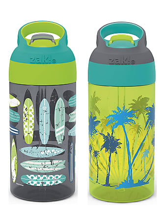 Zak Designs Cocomelon Kids Water Bottle with Spout Cover and Built-in