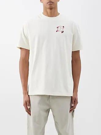 Moncler Oversize Logo Print T-shirt White Men's - SS21 - US