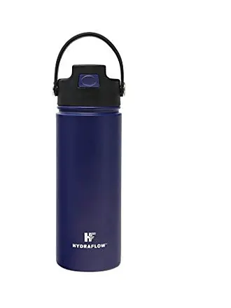 Hydraflow Capri 40 oz. Navy Dark Blue Stainless Steel Vacuum Insulated Tumbler with Handle, Powder Navy