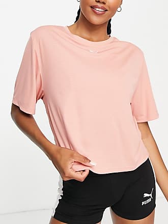 Cropped Naadloos Evoknit Hemdje in het Roze PUMA Training Dames Kleding voor voor Truien en gebreide kleding voor Truien met rits 