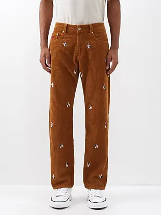 Brown Cotton Trousers: Sale up to −70%