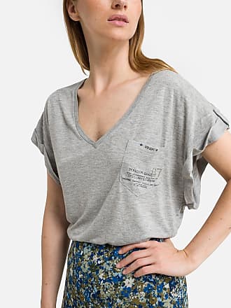 T-Shirt 1\/2 Arm Mode Shirts V-Ausschnitt-Shirts René Lezard 