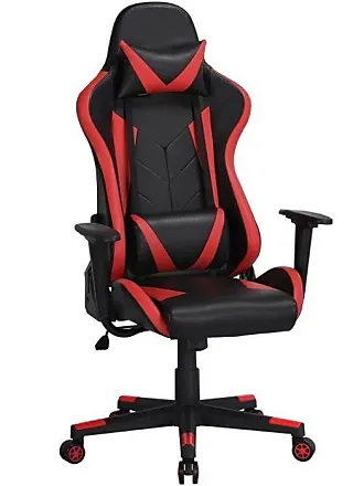 Yaheetech chaise gaming inclinable 180° fauteuil gamer ergonomique