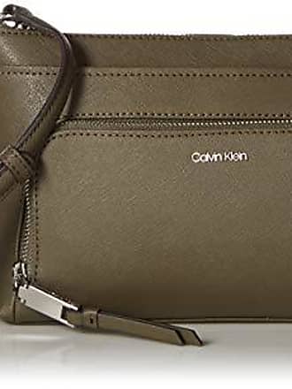 calvin klein lily saffiano leather crossbody