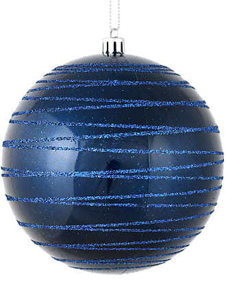 Vickerman 4 Clear Ball Christmas Ornament with Lime Glitter Interior This Item Comes with 6 Ornaments per Unit. 