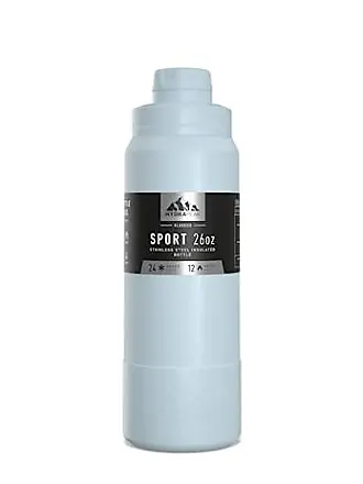HYDRAPEAK 40oz Sport Set Stainless Water Bottle w/2 Lids-Mint Green