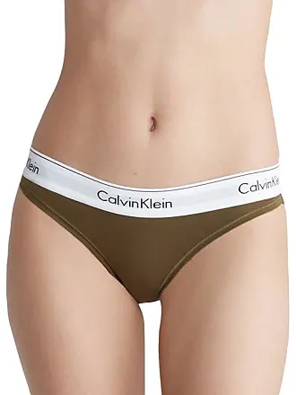 Calvin Klein Women's Modern Cotton Naturals Bikini, Cedar, X-Small