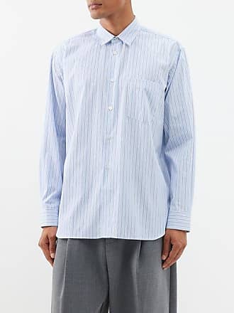 Men's Blue Comme Des Garçons Striped Shirts: 24 Items in Stock