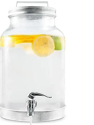 Style Setter La Maison 3 Gallon Beverage Dispenser With Galvanized Lid and  Metal Stand